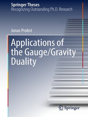 cover image of Applications of the Gauge/Gravity Duality